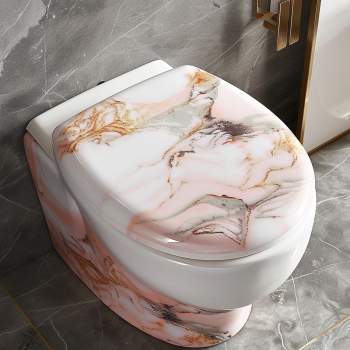 marble toilet seat