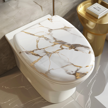 marble toilet seat