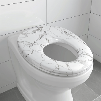 marble toilet seat