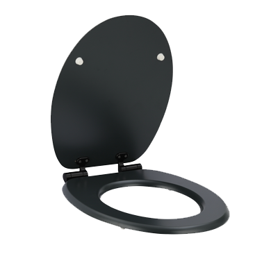 Elegance Black Round Shape Toilet Seat LGMDHZ-2106