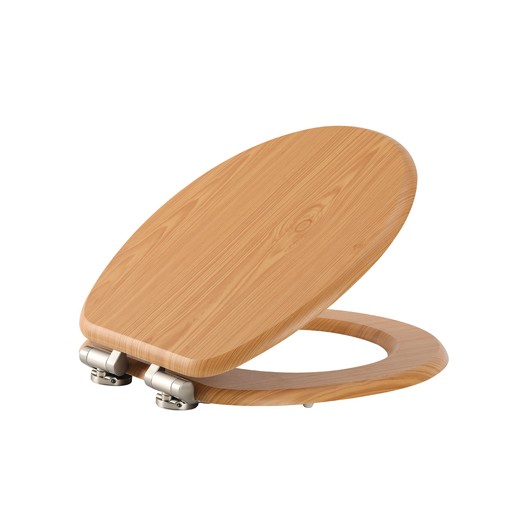 Black Wood Toilet Seat Elongated