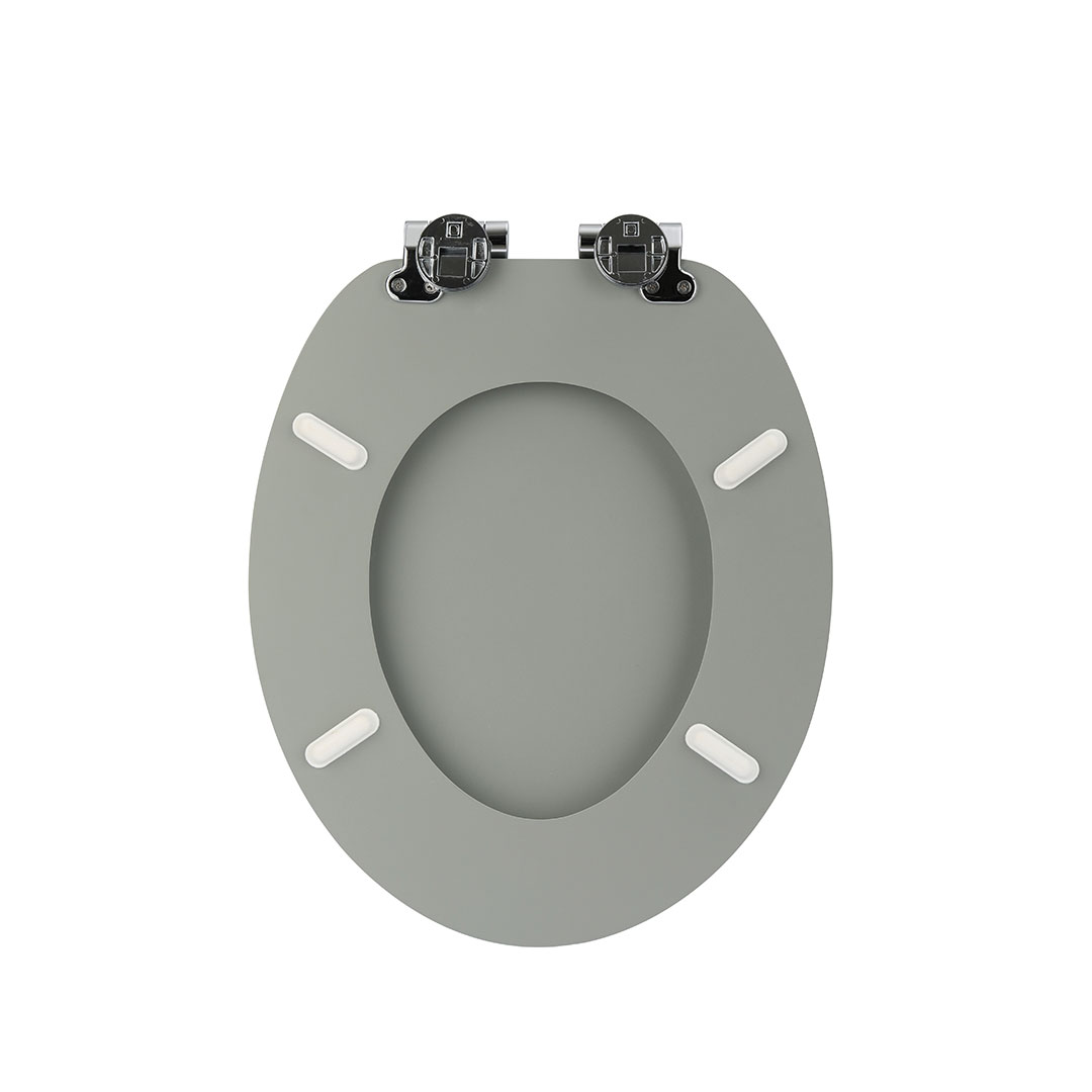 gray wood toilet seat