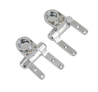 Chrome Plated Zinc Alloy Soft Close Black Toilet Seat Hinges YMHZ-2002