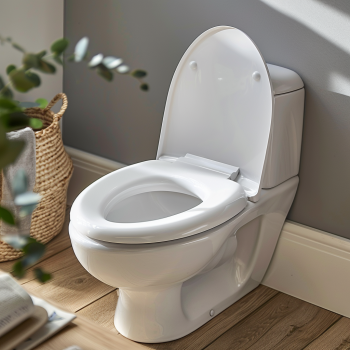 d shape family toilet seat soft close